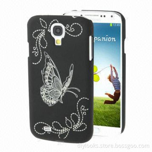 Butterfly Pattern Plastic Case for Samsung Galaxy S IV